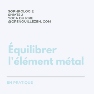 Equilibrage de l'élément métal